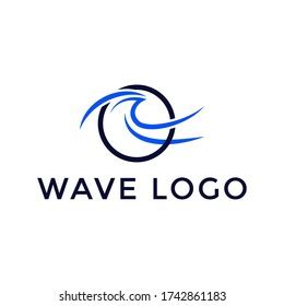 Simple Wave Logo Template Vector Stock Vector (Royalty Free) 1742861183 | Shutterstock