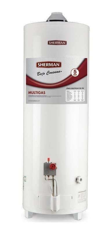 Termotanque A Gas Sherman By Rheem De Pie Lts C Superior Rheem