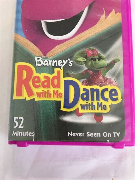 Barneys Read With Me Dance With Me Vhs 2003tested Rare Vintage Ships N 24 Hr 45986020802 Ebay