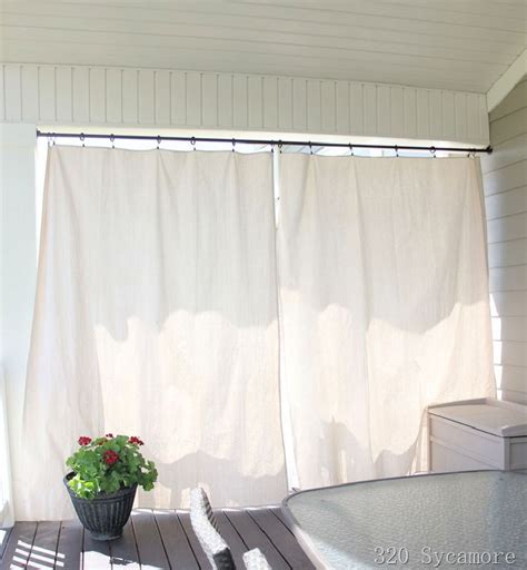 20 Cheap Diy Outdoor Curtains: Pergola Curtain Ideas - Diy Folly