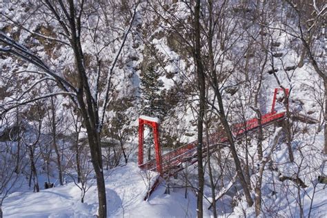 Jozankei Onsen in Winter, Japan Stock Photo - Image of seasonal, snow ...