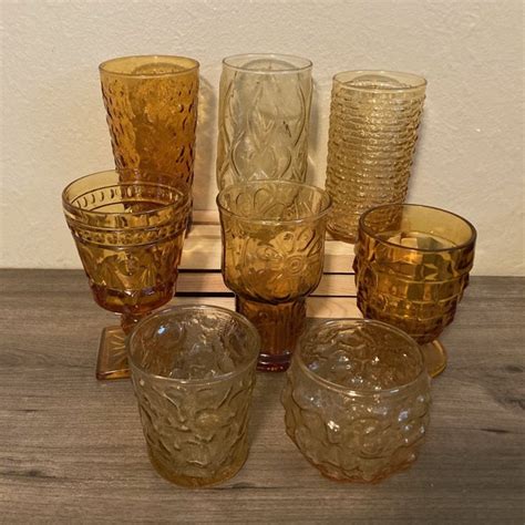 Amber Glassware - Etsy