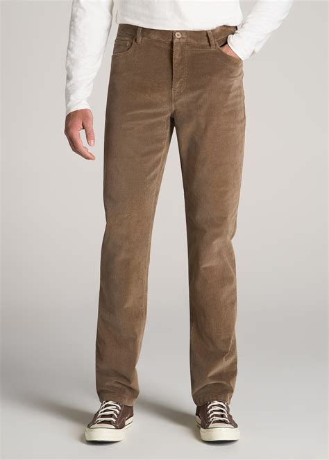 Stretch Corduroy 5 Pocket Pants For Tall Men American Tall