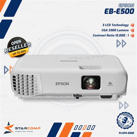 Jual Projector Epson Eb E500 Xga 3300 Lumens 3 Lcd Proyektor Ebe500 Shopee Indonesia