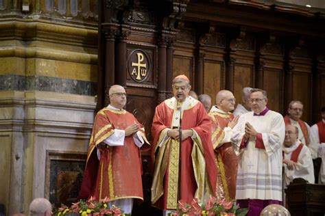 Napoli Lieve Malore Per Il Cardinale Sepe Durante La Cerimonia Per La