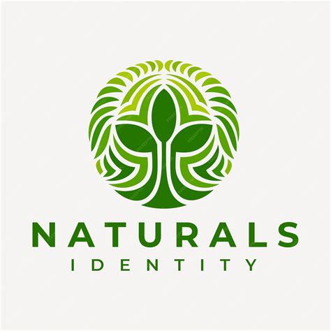 Premium Vector | Minimalist line natural plant logo design