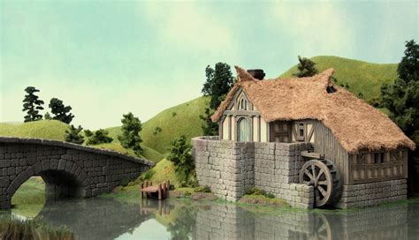 LOTR Scenery building: Hobbiton, Orthanc, etc.