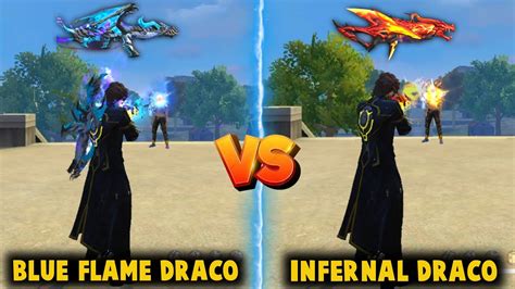 NEW INFERNAL DRACO M4A1 VS BLUE FLAME DRACO AK DAMAGE ABILITY TEST