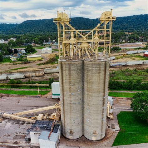 Coal Silos Industrial Access