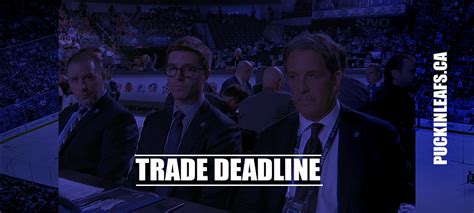 Trade Deadline Targets Revised - PuckinLeafs