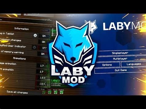 LABYMOD 3 0 EL MEJOR MOD PARA PVP MI CONFIGURACION DEL LABYMOD