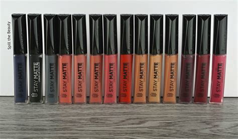 Rimmel London Stay Matte Liquid Lip Color Review Swatches And Looks