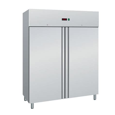 2 Doors Upright Freezer Glass Door Stainless Steel Commercial Refrigerator Deep Freezers Combo ...