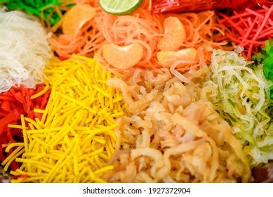 Malaysian Yee Sang During Chinese New Stock Photo 1927372904 | Shutterstock