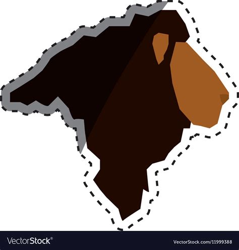 Lion african animal Royalty Free Vector Image - VectorStock