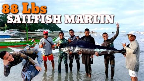 88LBS SAILFIASH MARLIN HALIMAW SA LAKI Gabby Ramal YouTube