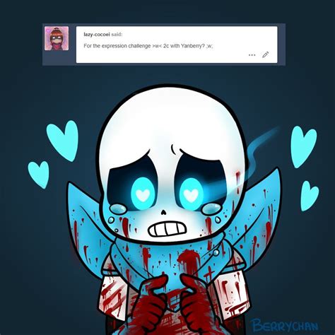 Fell Sans X Blueberry Cap 7 Undertale Cute Undertale Fanart