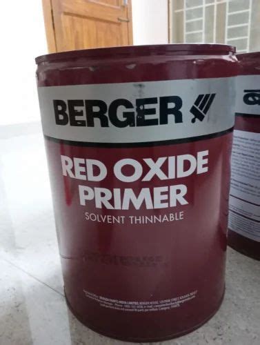 Liquid Berger Red Oxide Primer Spray Gun Metal At Litre In