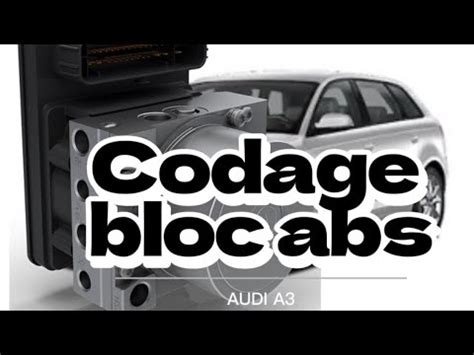 Launch Codage En Ligne Bloc ABS Audi A3 8P YouTube