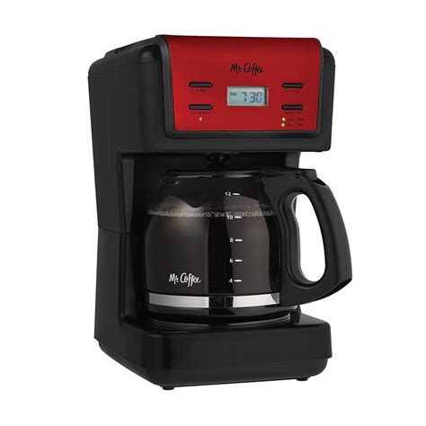 Mr Coffee 12 Cup Programmable Coffee Maker Red USA Shipping EBay