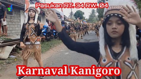 Pasukan Rt Rw X Karnaval Kanigoro Pagelaran Youtube