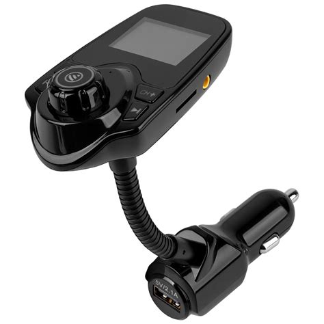 Wireless In-Car Bluetooth FM Transmitter Radio Adapter Car Kit with USB ...