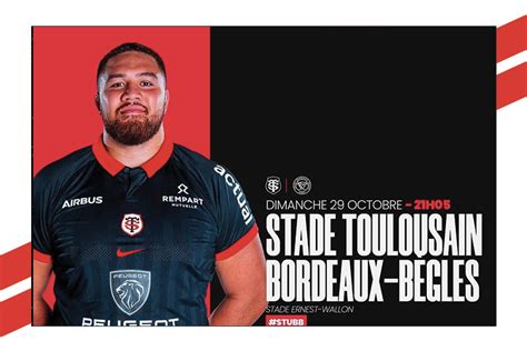 STADE TOULOUSAIN VS UBB TOP 14 GAGNEZ VOS ENTREES