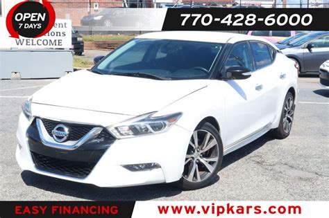 Used Nissan Maxima Dr Sedan Sv At Vip Kars Serving Marietta