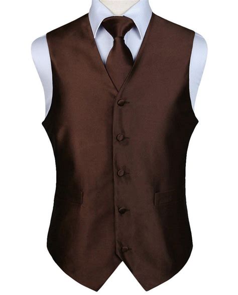 Chestnut Brown Vest Set Brown Suit Vest Brown Vest Vest