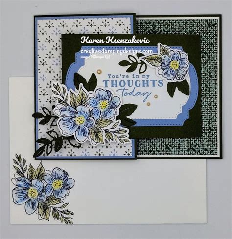 Stampin Up Thoughtful Expressions Fun Fold In Fancy Fold Cards