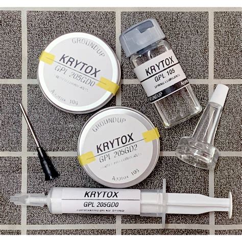 Krytox 105 205GD2 205GD0 XHT BDZ นำยาลปสวตช คยบอรด MECHANICAL