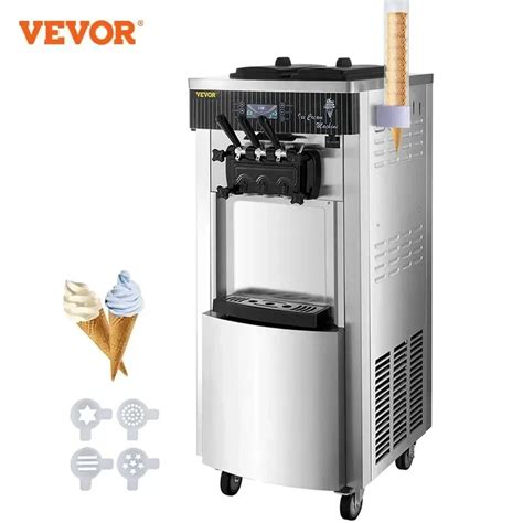 Vevor Machine Cr Me Glac E Douce Commerciale W L H Machine Cr