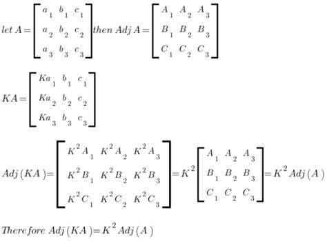 Define Adjoint of a Matrix