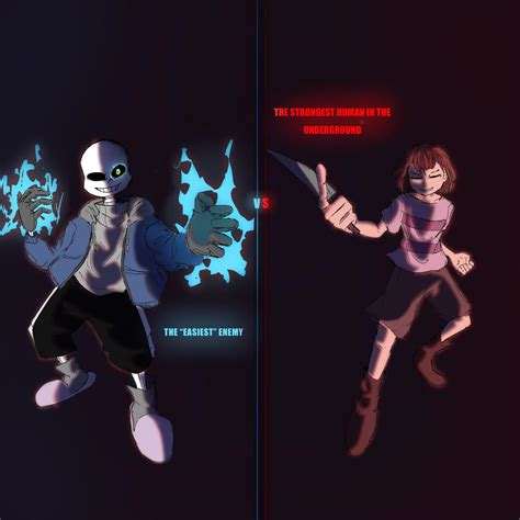 Sans Vs Frisk O By Nubibop On Deviantart