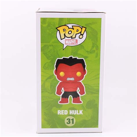 Funko Pop Marvel Red Hulk Vinyl Figure 31 849803035389 EBay