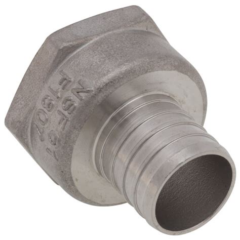 Sspex Fa10 Boshart Sspex Fa10 1 Pex X 1 Npt Stainless Steel Female Adapter