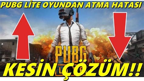 Pubg L Te Oyundan Atma Sorunu Kes N Z M Crash Hatasi Youtube