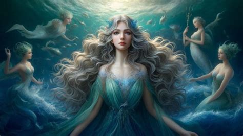 Amphitrite Greek Goddess Of The Sea And Wife Of Poseidon