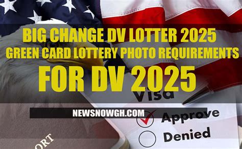 BIG CHANGE DV LOTTERY 2025