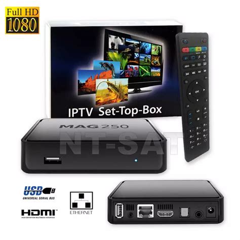 Mag 250 Box Multimedia Player Internet TV Box IPTV Original USB HDMI