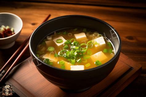 Miso Soup - On Kitchen Table