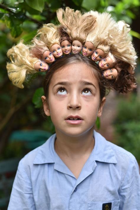 Crazy hairday Barbie edition | Crazy hair, Wacky hair, Crazy hair days