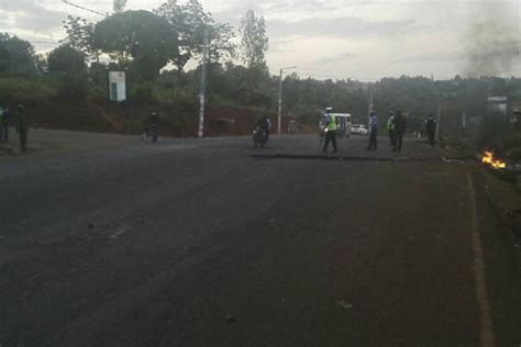 Tharaka Nithi Residents Block Road After Accident Nation