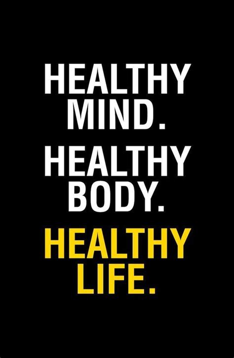 Healthy Body Healthy Mind Quotes - ShortQuotes.cc