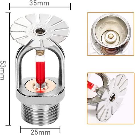 Ul Listed Chrome Plated 68 Degree Upright Fire Sprinkler China Fire Sprinkler And Fire