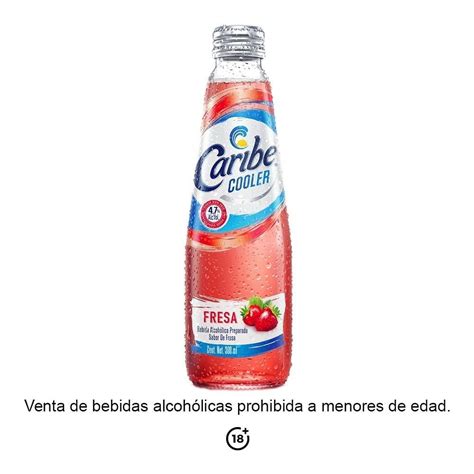 Bebida Alcoh Lica Preparada Caribe Cooler Fresa Ml Walmart En L Nea