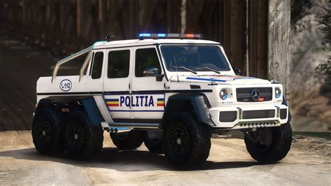 Mercedes Benz G63 AMG 6x6 German Police Polizei Livery 45 OFF