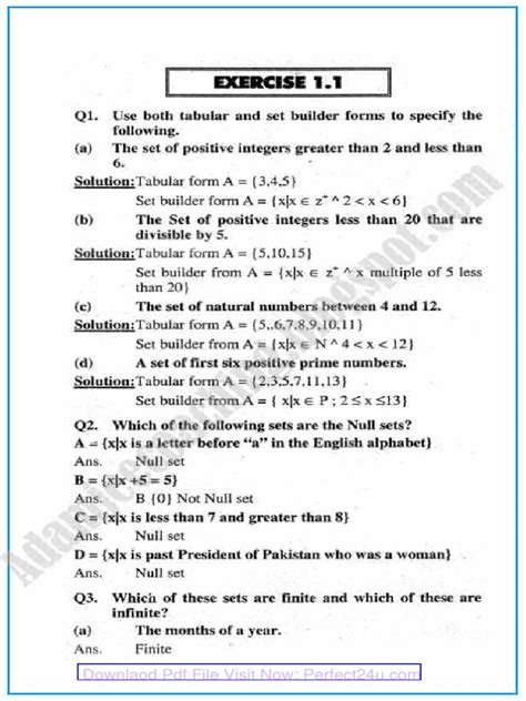 Adamjee Class 9 New Mathematics Book Notes Pdf Pdf Line Geometry