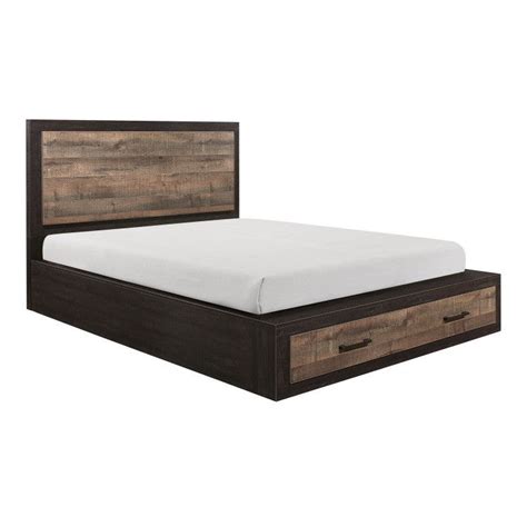 Homelegance Miter 3california King Platform Bed With Footboard Stora Becks Furniture