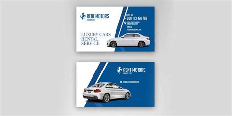 Modern Automotive Business Card Ideas Examples